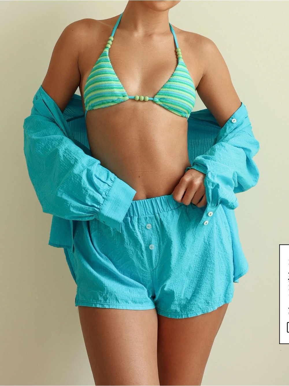 Dippin' Daisy's Sundaze Boxer Shorts Small Swim Cover Up Bottoms